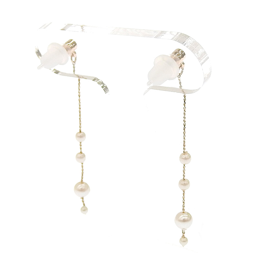 パールストーン セラミックポストピアス