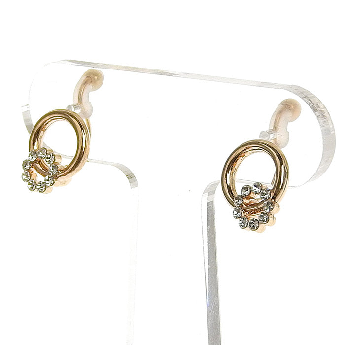 【8/26再入荷】ダブルサークル ノンホールピアス