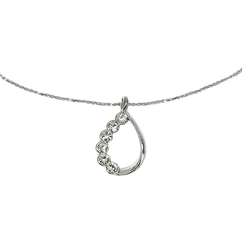 【NEW Color】6連ストーン ドロップ ネックレス