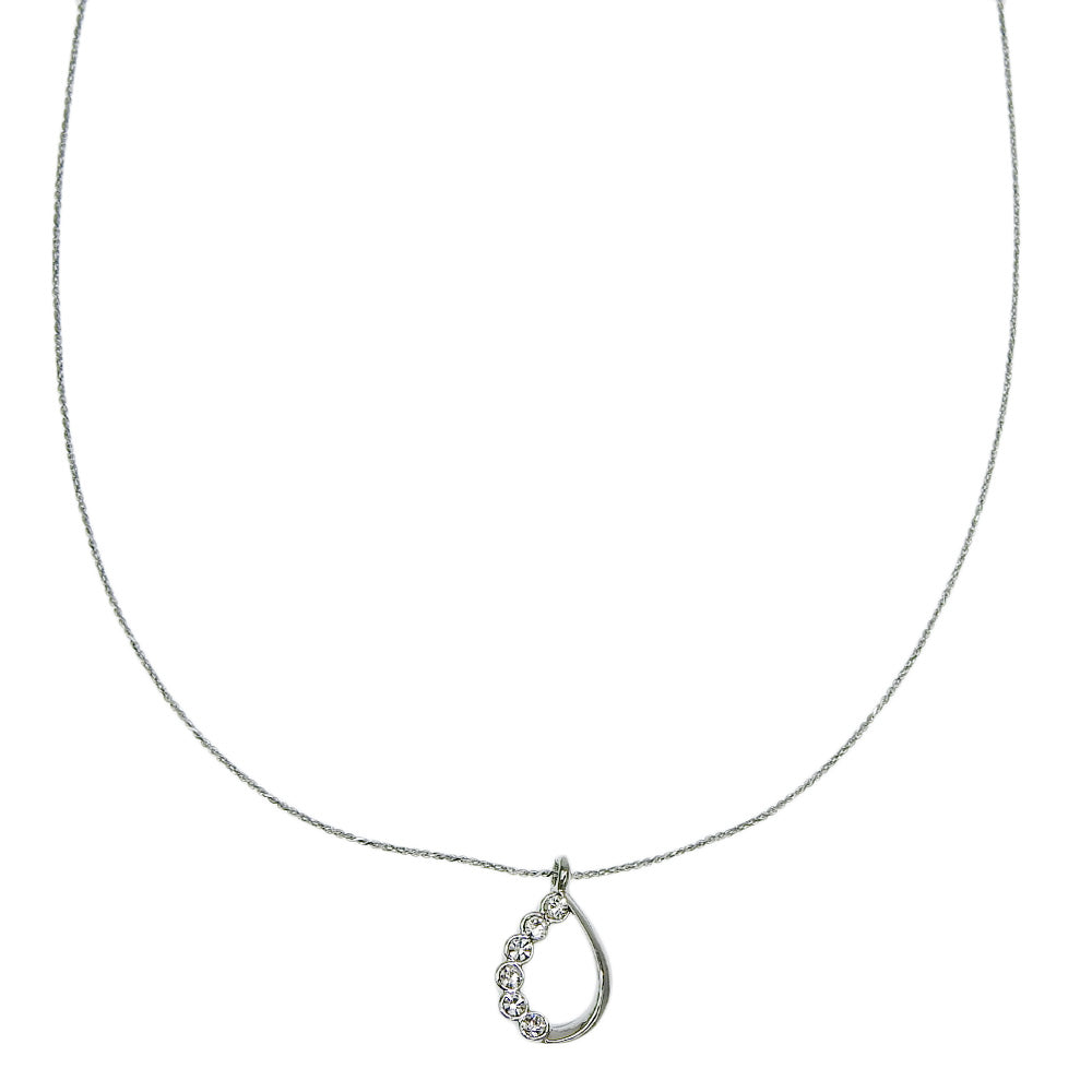 【NEW Color】6連ストーン ドロップ ネックレス