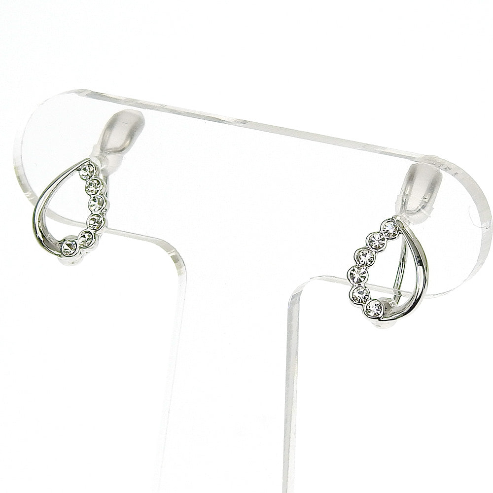 【NEW Color】6連ストーン ドロップ ノンホールピアス