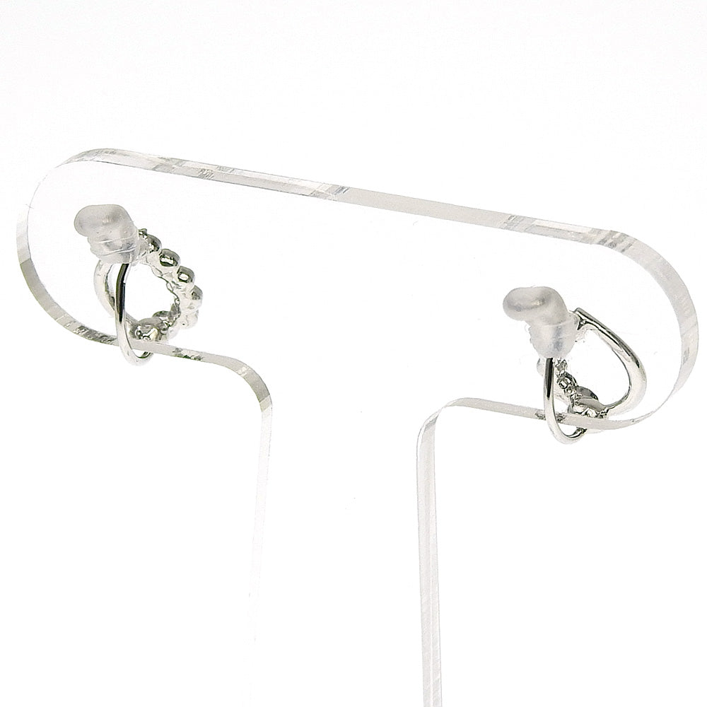 【NEW Color】6連ストーン ドロップ ノンホールピアス