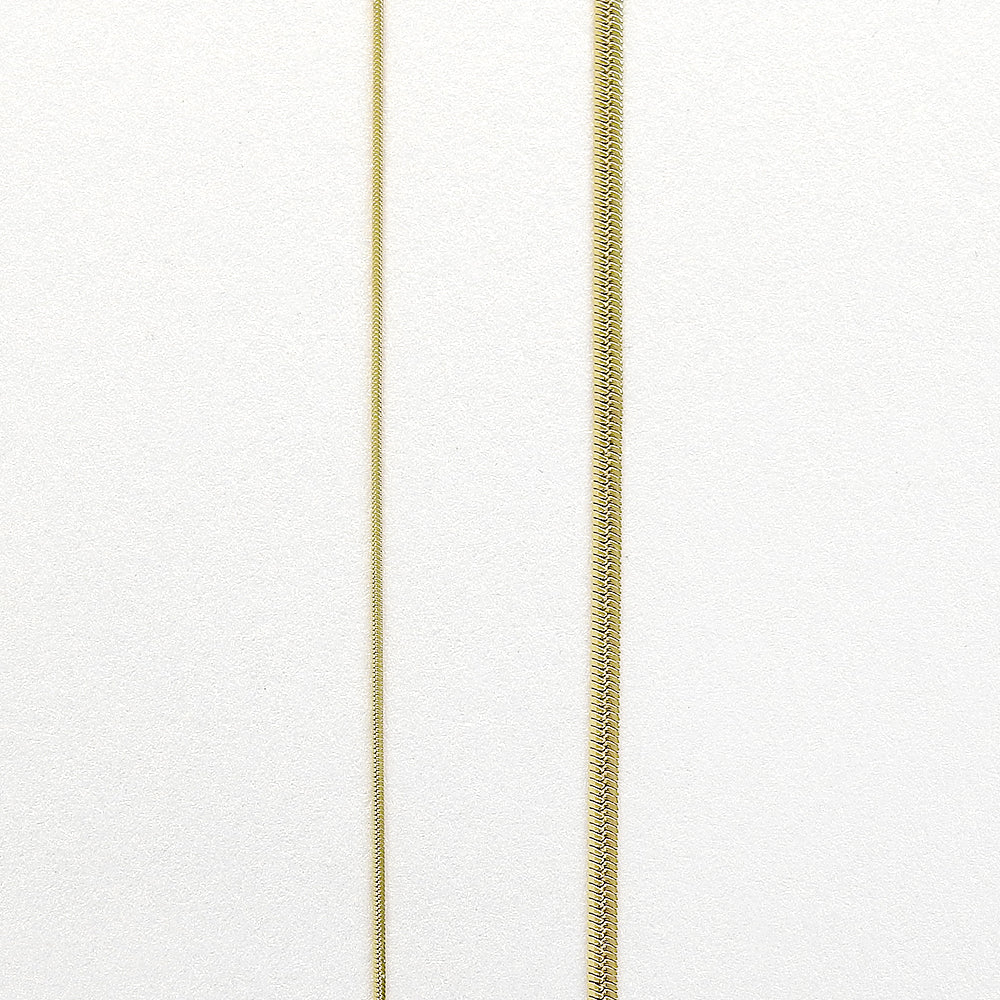 【NEW】ステンレス 2連 ロングネックレス