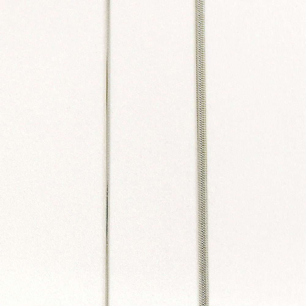 【NEW】ステンレス 2連 ロングネックレス