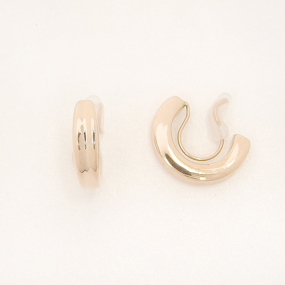 ステンレス ハーフフープ ノンホールピアス