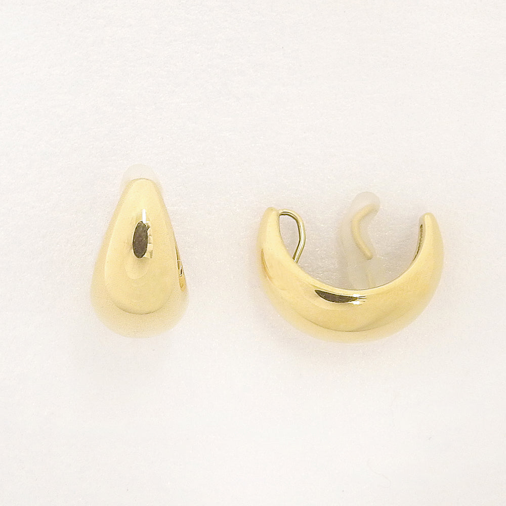 ステンレス ボリュームフープ ノンホールピアス