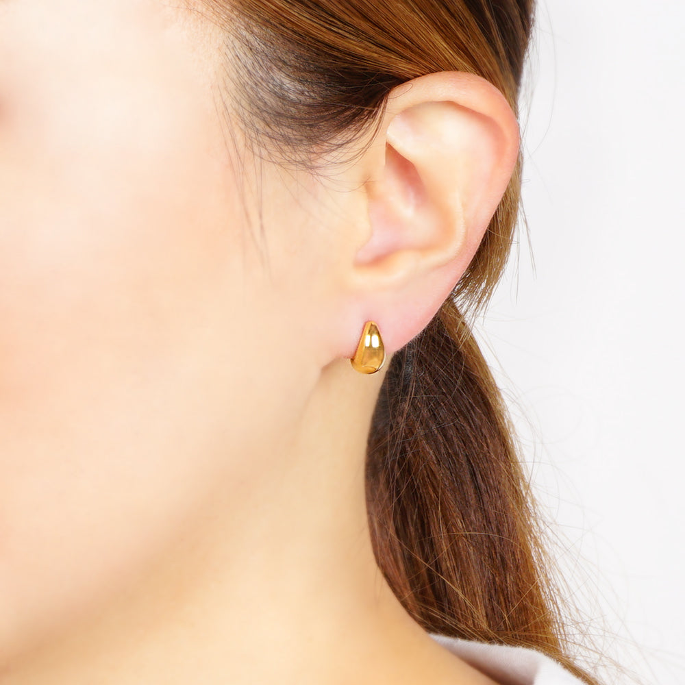 ステンレス ボリュームフープ ノンホールピアス