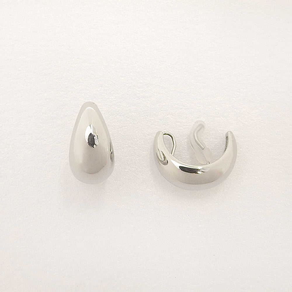 ステンレス ボリュームフープ ノンホールピアス