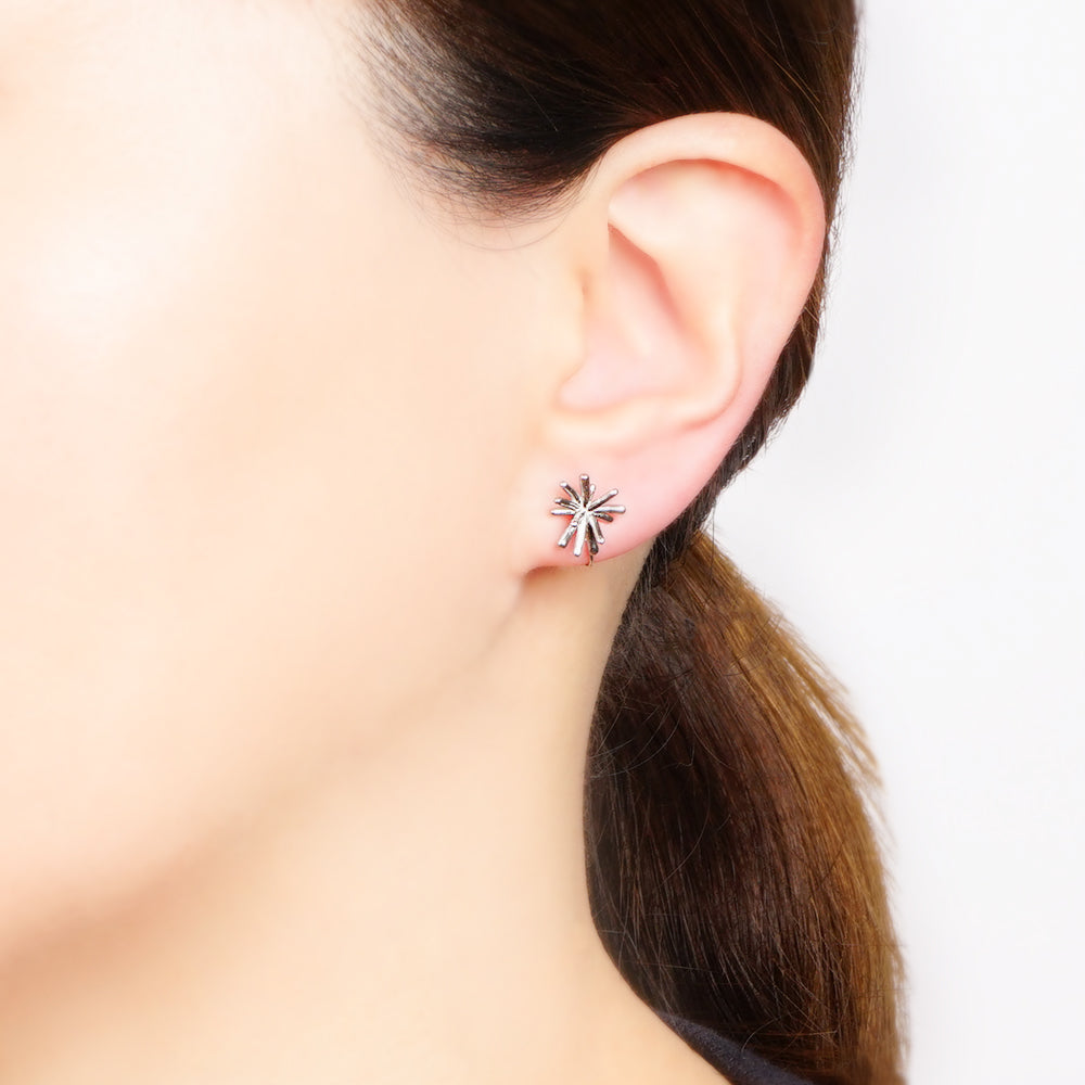 【NEW】【 金属アレルギー対応 】ステンレス シャイニングスター ノンホールピアス