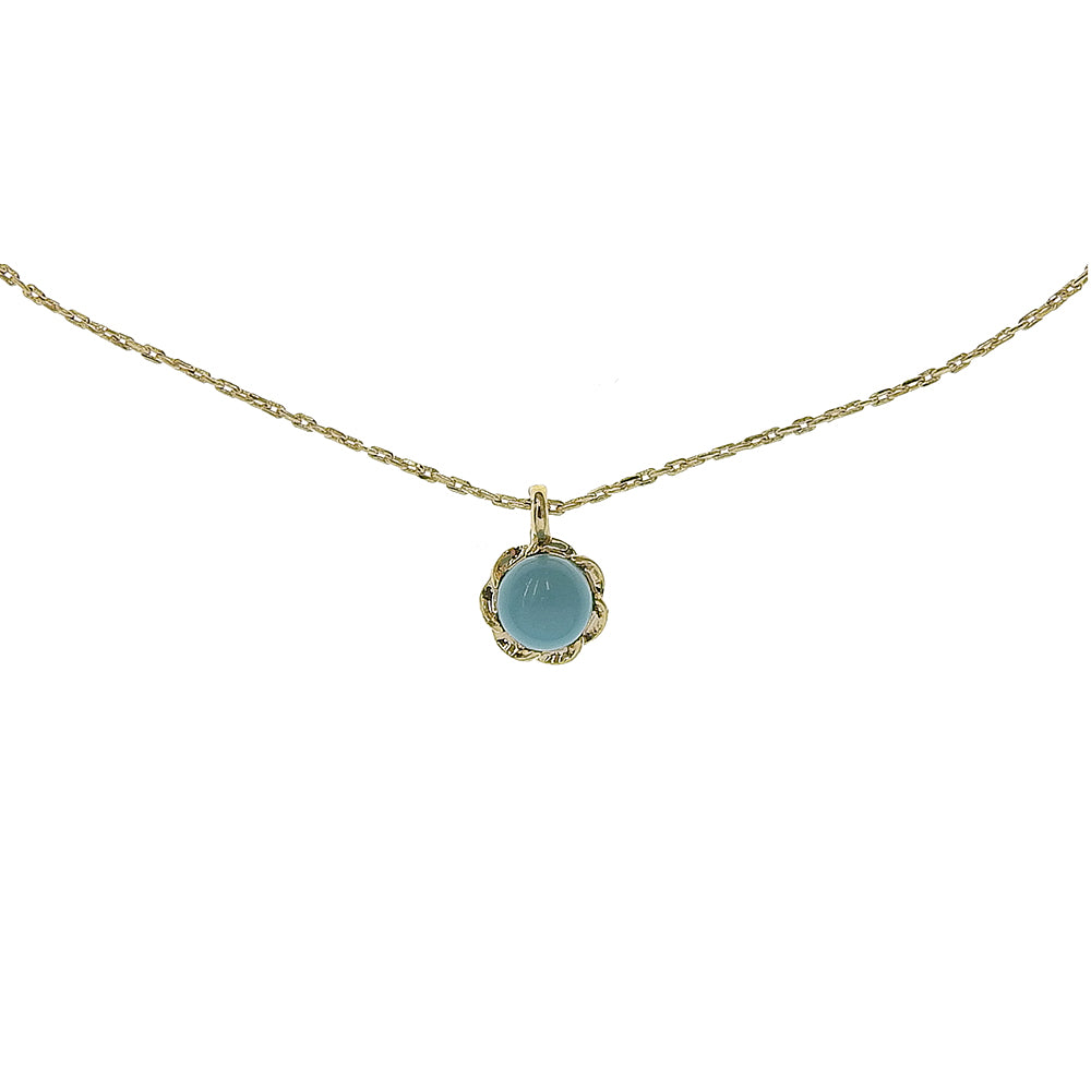 ターコイズ プチパール ネックレス 涼しげ シンプル 金属アレルギー対応 日本製 itam