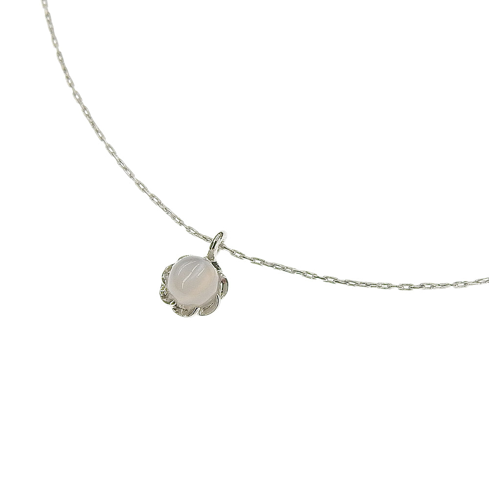 ターコイズ プチパール ネックレス 涼しげ シンプル 金属アレルギー対応 日本製 itam