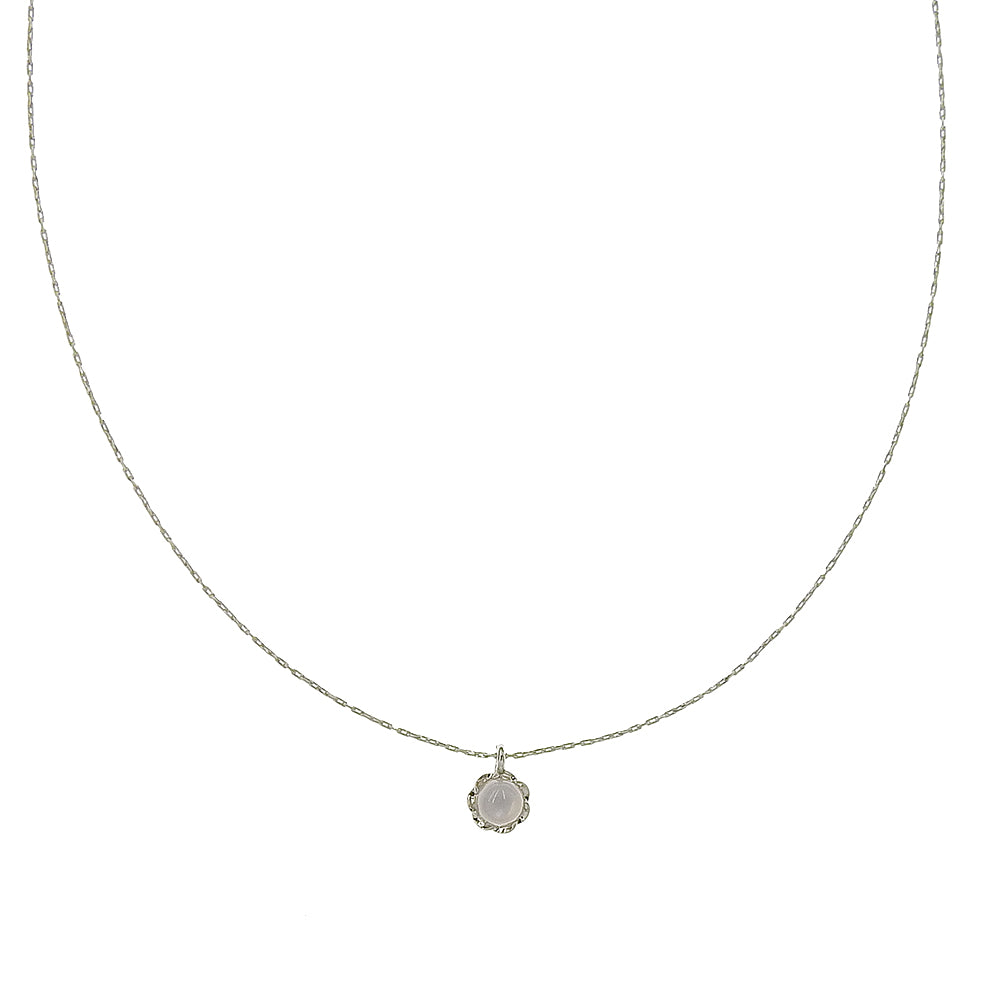 ターコイズ プチパール ネックレス 涼しげ シンプル 金属アレルギー対応 日本製 itam