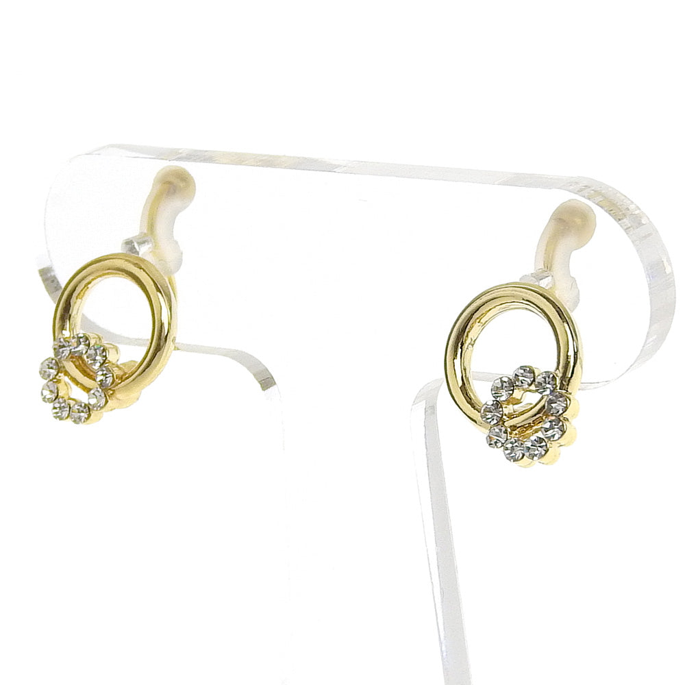 【8/26再入荷】ダブルサークル ノンホールピアス