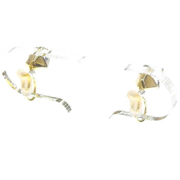 【itam人気商品】カラーストーン キューブノンホールピアス