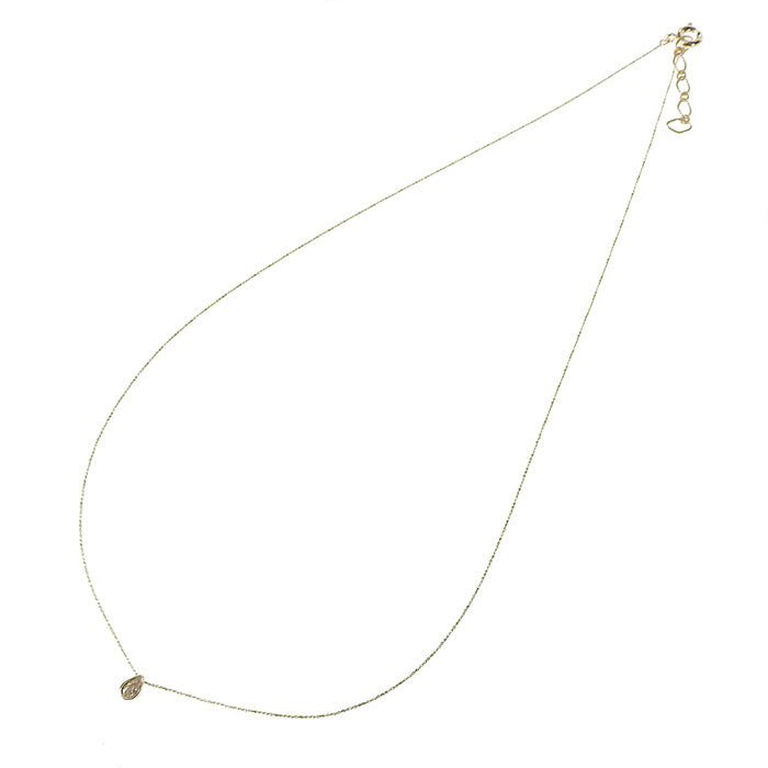 キュービックジルコニア ティアドロップネックレス