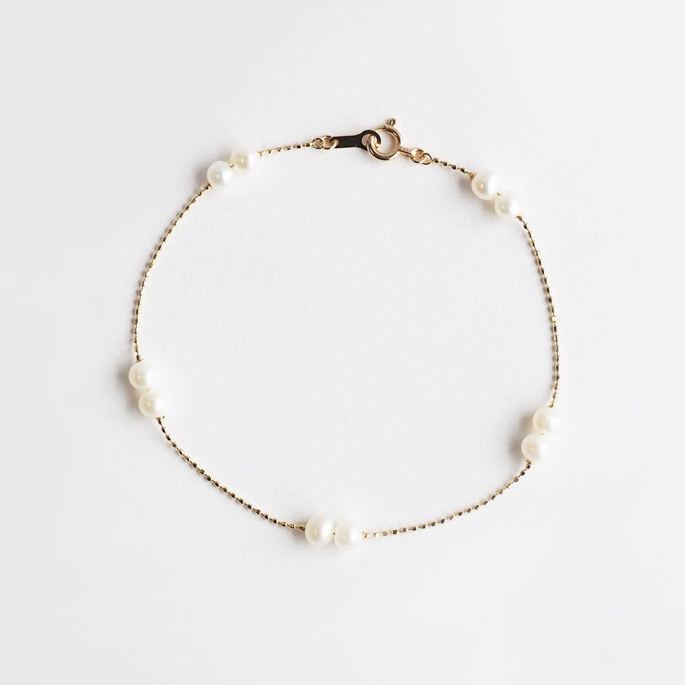 K10 淡水パールブレスレット