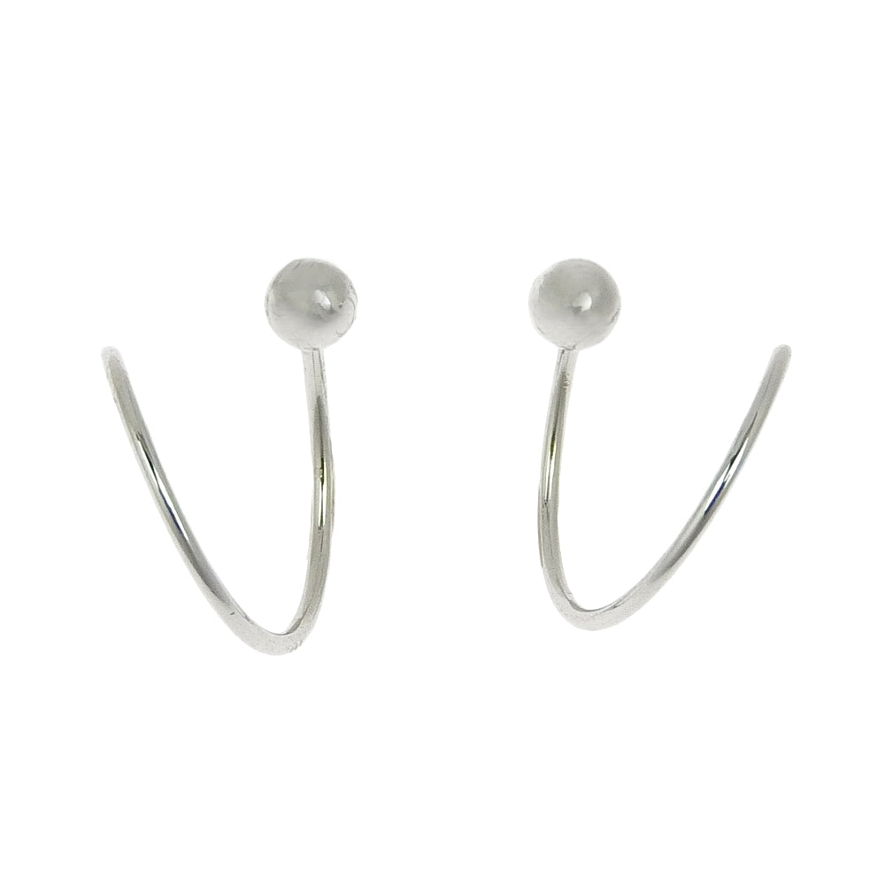 スパイラルダブルピアス