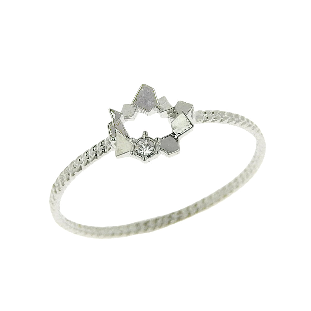 クリスタルガラス サークル リング #11