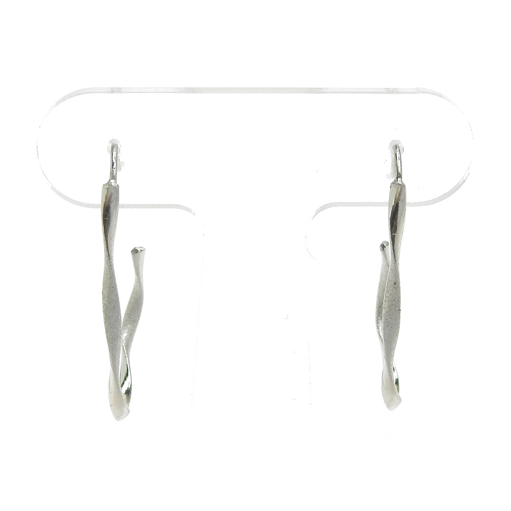 ツイストフープピアス