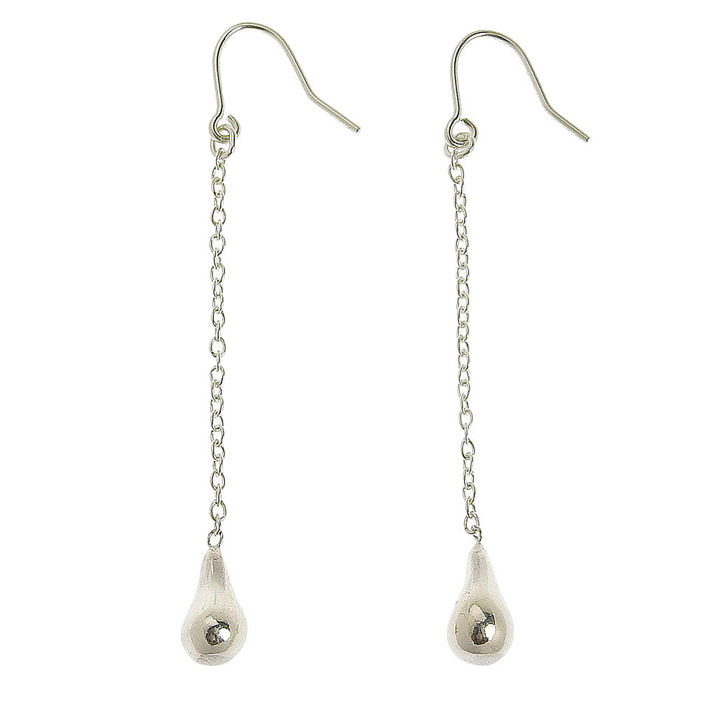 ドロップ シルバーロングピアス Drop choue SV925