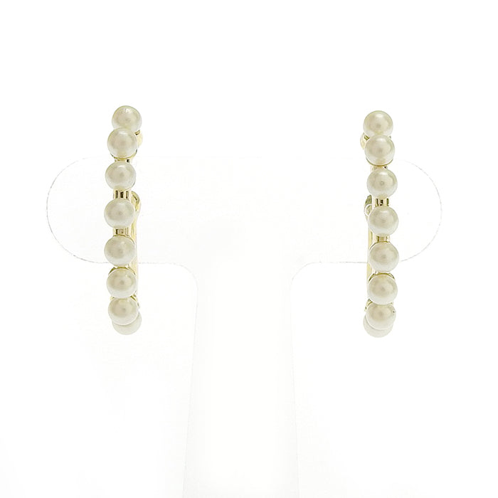 パールフックイヤリング