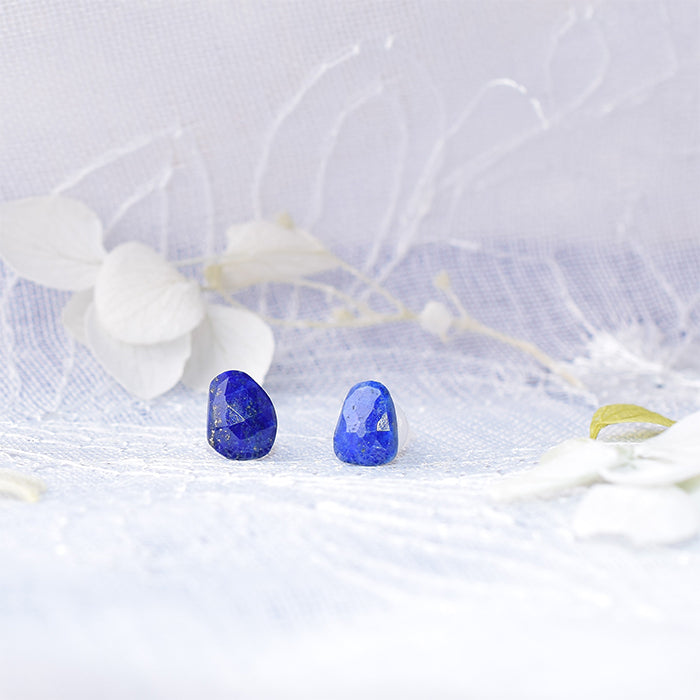 一粒天然石 セラミックポストピアス