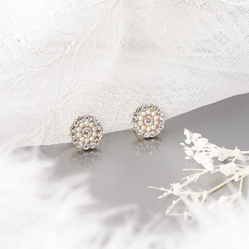 ビジューノンホールピアス ノンホールピアス 痛くない イヤリング 金属アレルギー