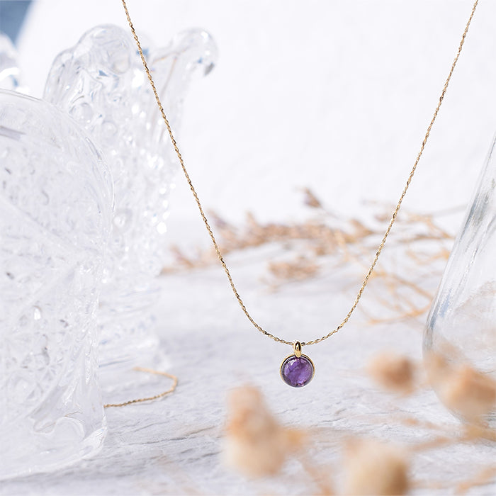 ⭐︎【天然】アメジスト ネックレス きびしかっ 47.3g 