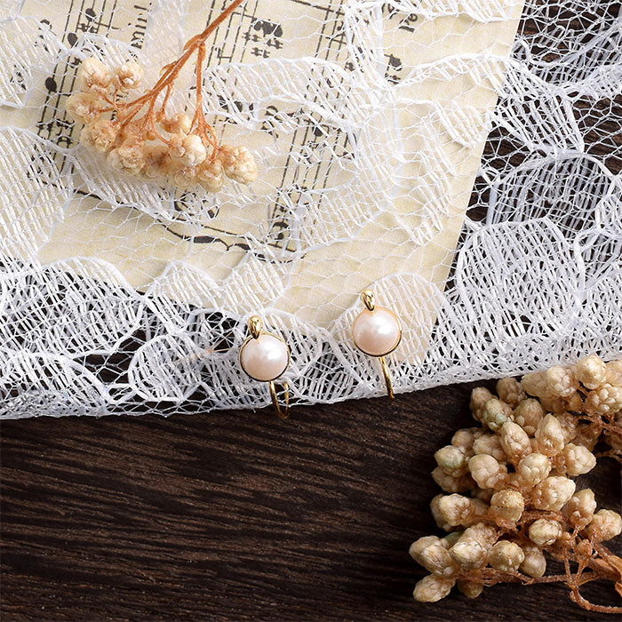 パール ノンホールピアス