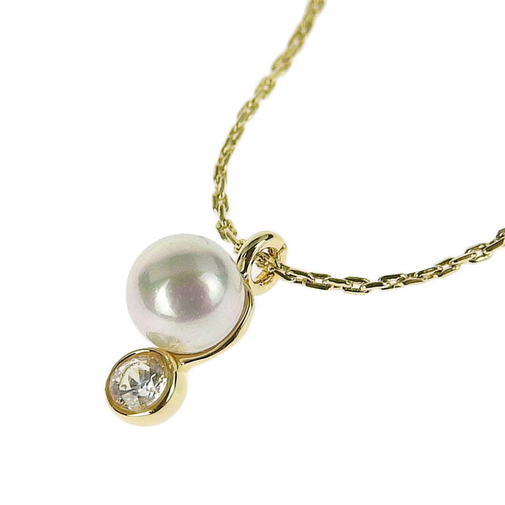 パールキュービックジルコニア ネックレス