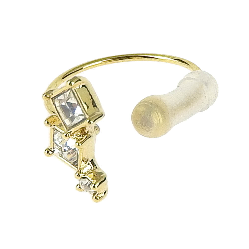 スクエアフォルム イヤーカフ