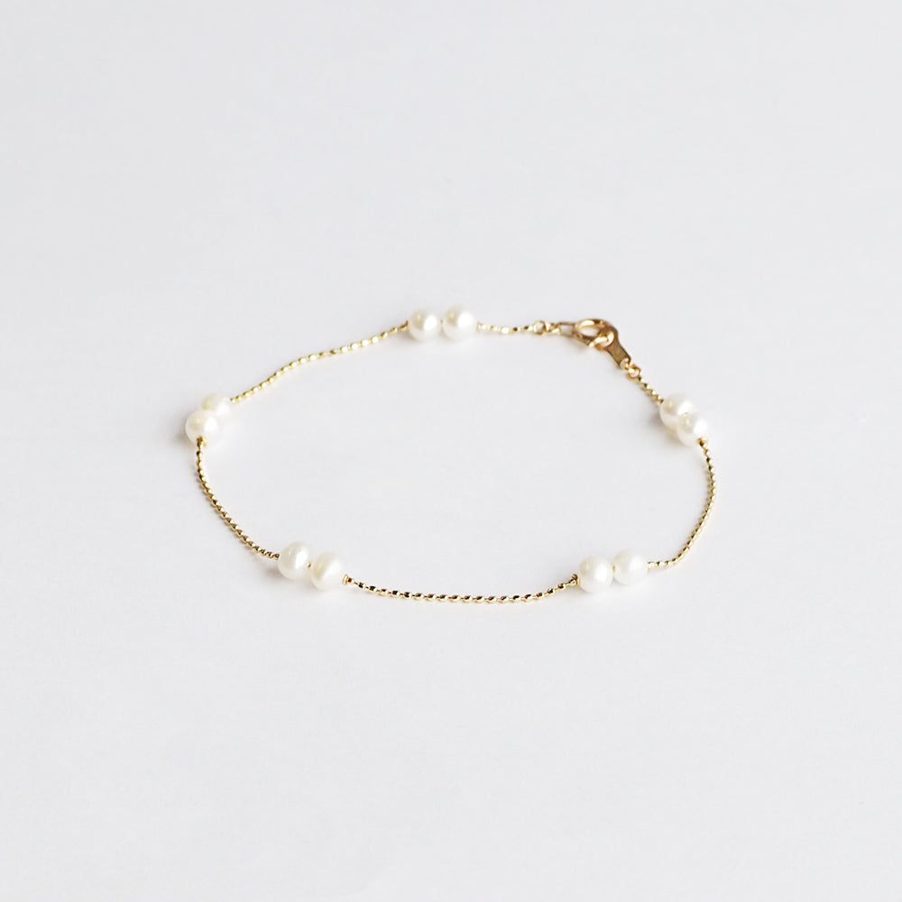 K10 淡水パールブレスレット