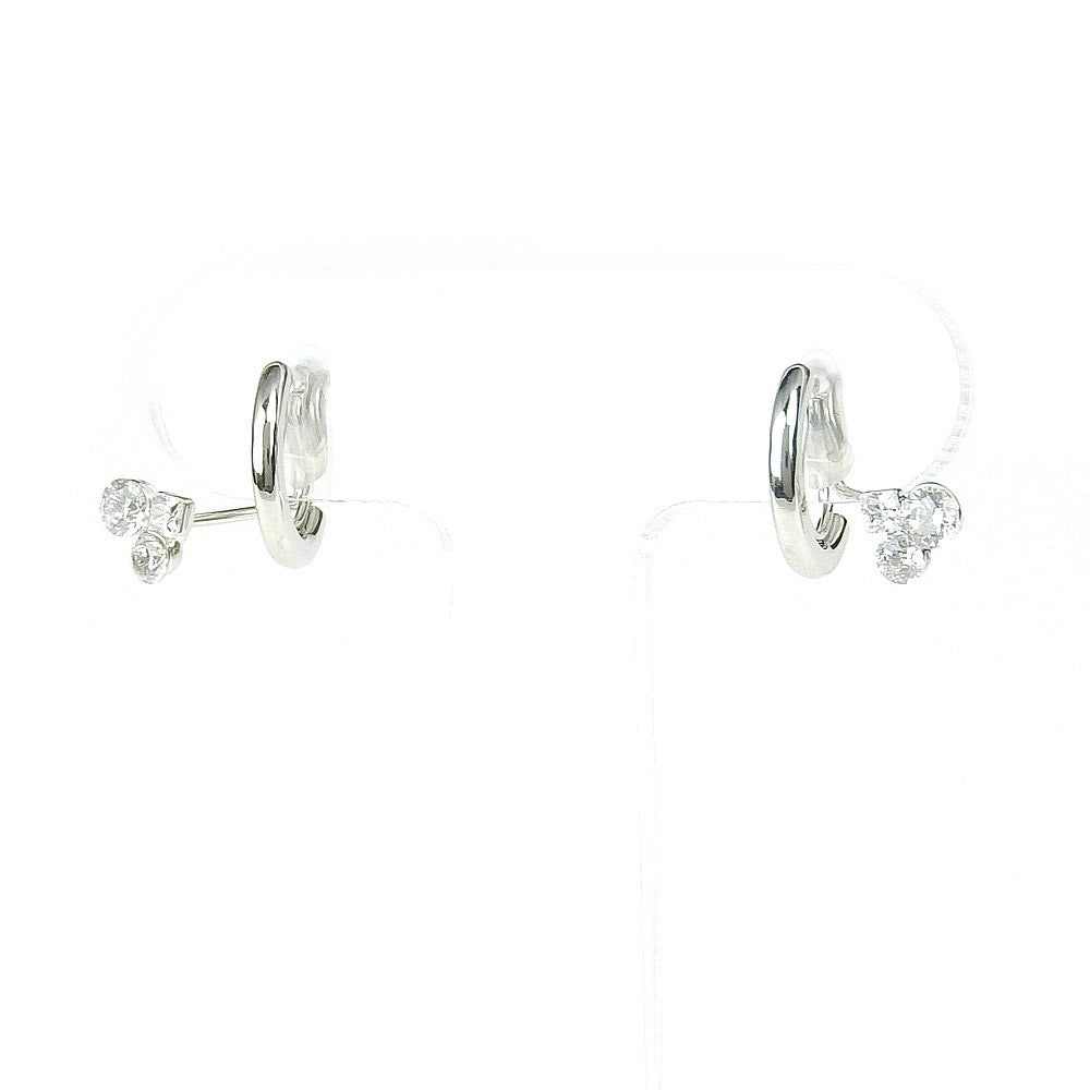 【8/26再入荷】【itam人気商品】バックノンホールピアス シルバー