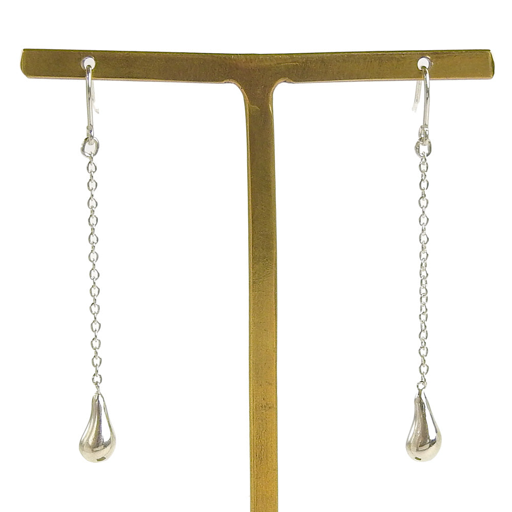 ドロップ シルバーロングピアス Drop choue SV925