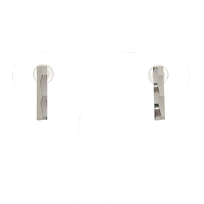 ダイヤカット セラミックポストピアス
