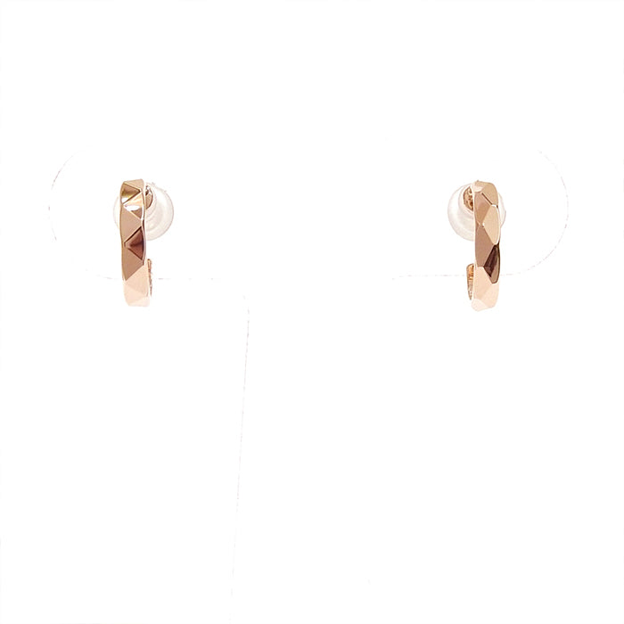 ダイヤカットセラミックポストピアス