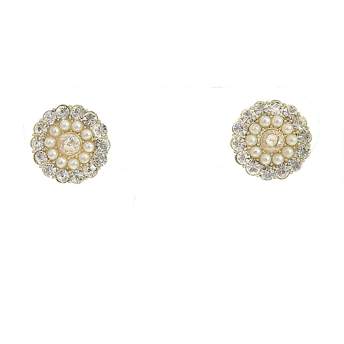 ビジューノンホールピアス