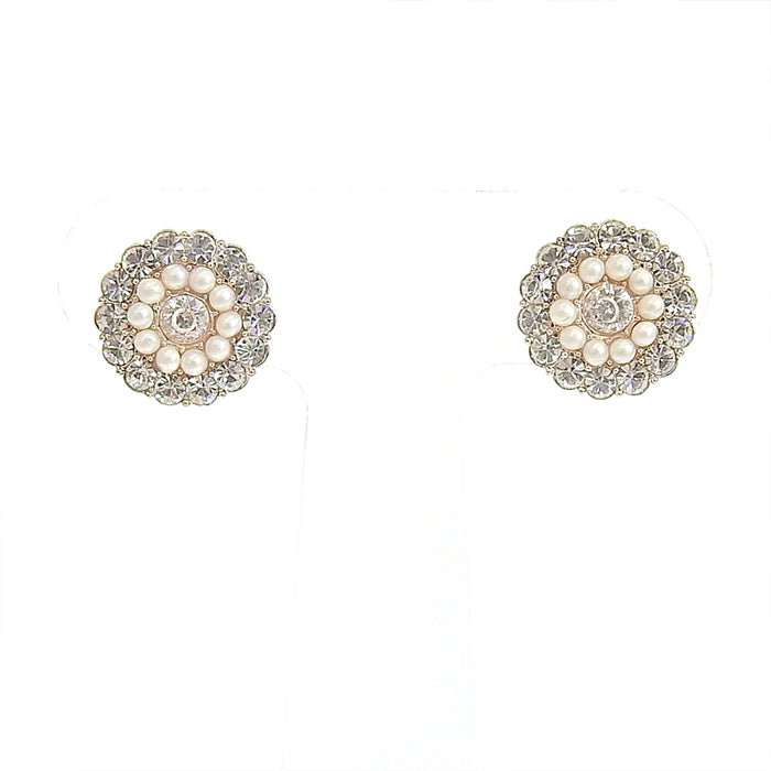 ビジューノンホールピアス