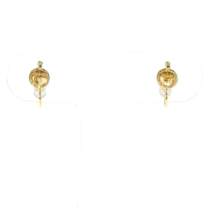 【11月 誕生石】 シトリン ノンホールピアス