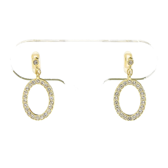 オーバル ノンホールピアス