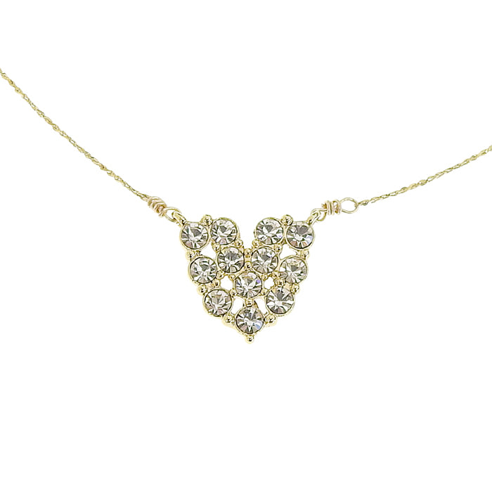 ハートビジュー ネックレス