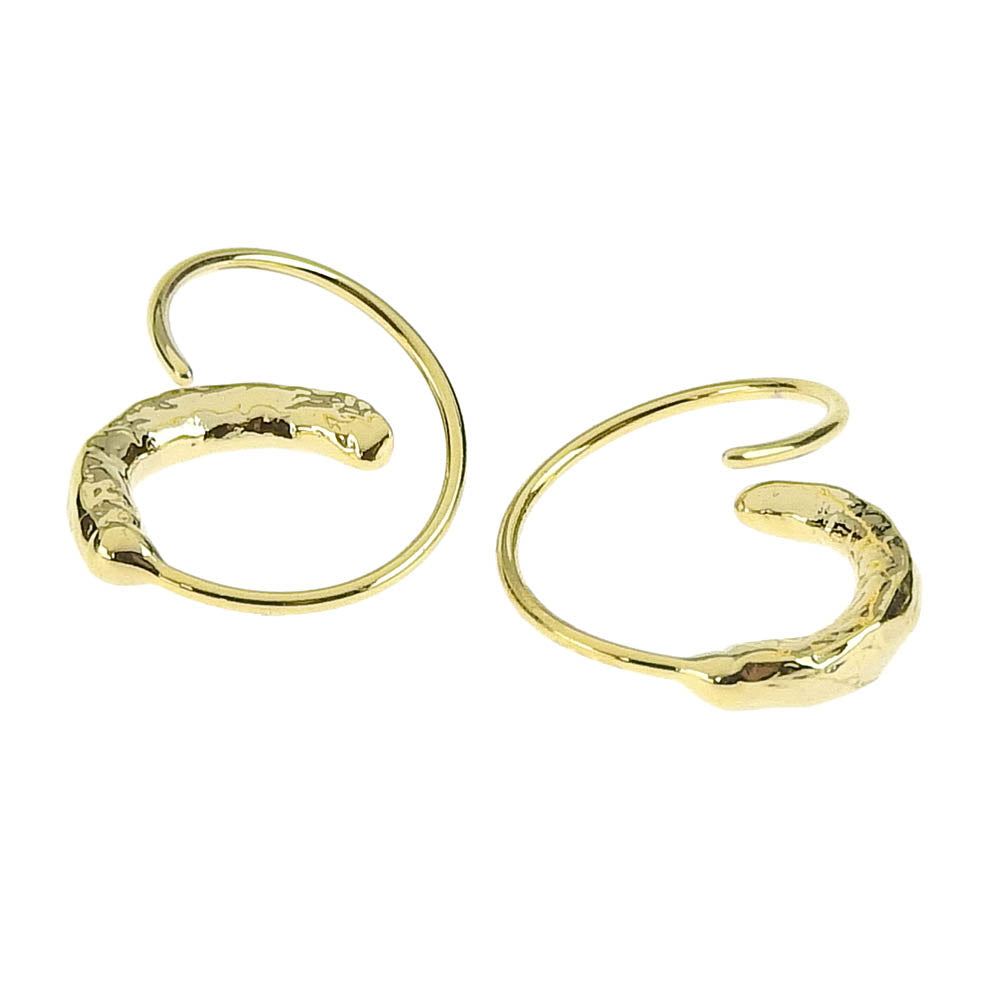 スパイラルダブルピアス