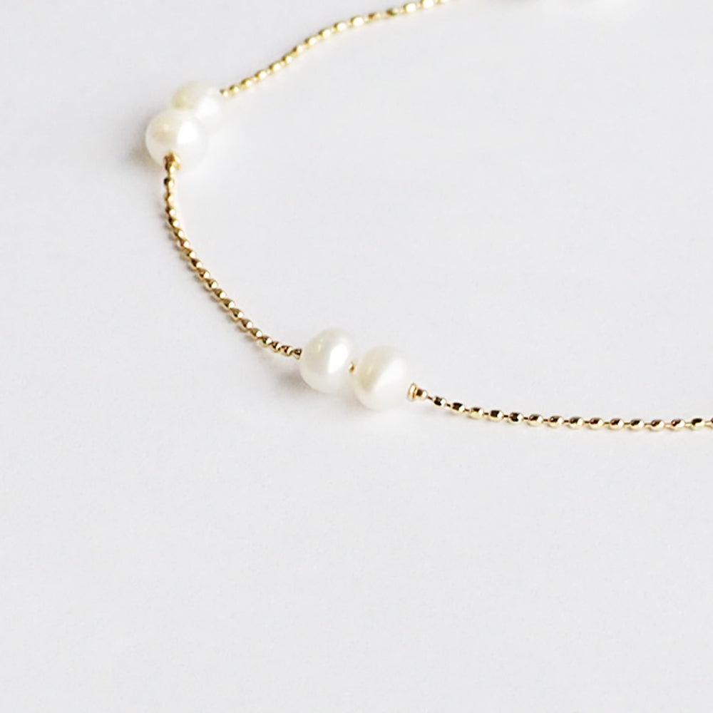 K10 淡水パールブレスレット