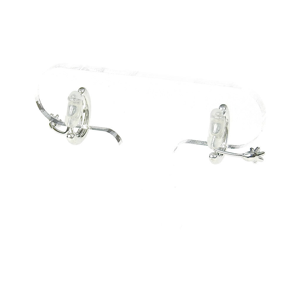 【itam人気商品】バックノンホールピアス シルバー