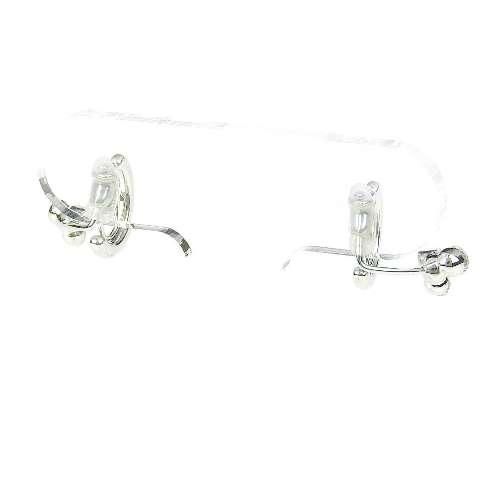 【8/26再入荷】【itam人気商品】バックノンホールピアス シルバー