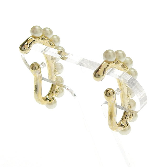 パールフックイヤリング