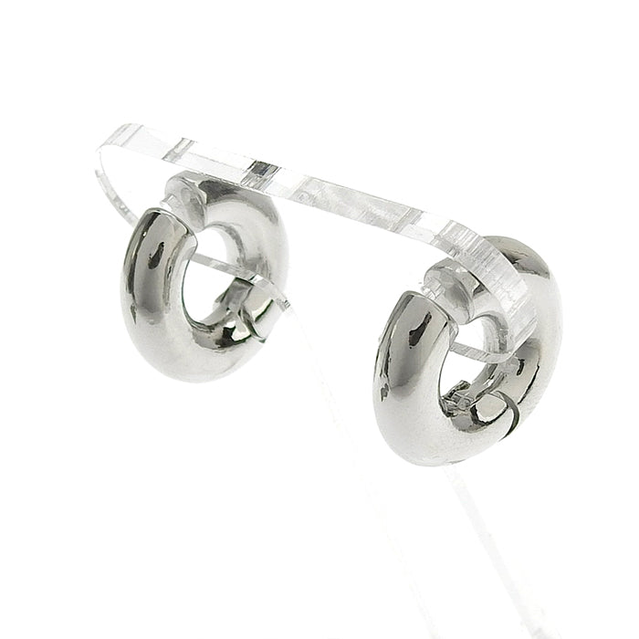 ビックシルエット ノンホールクリップ シルバー