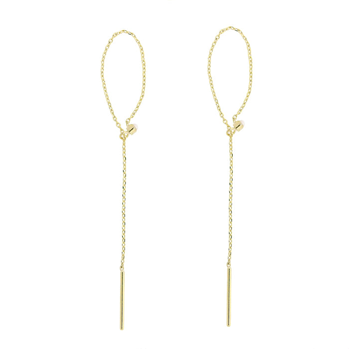 パールチェーンピアス