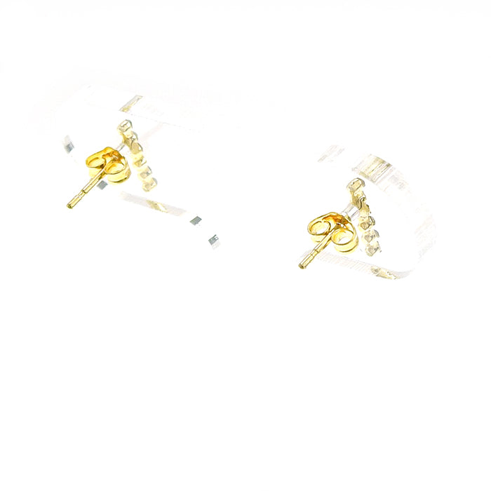 6連ストーンピアス