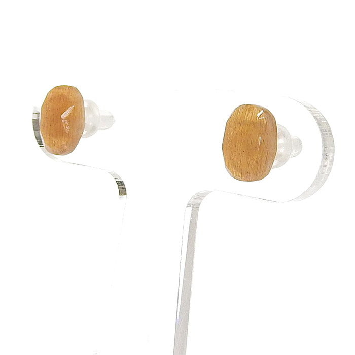 一粒天然石 セラミックポストピアス